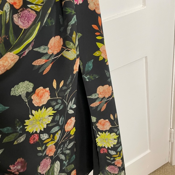 Theory Lewie Sleeveless Floral Dress, Size M - Picture 5 of 9